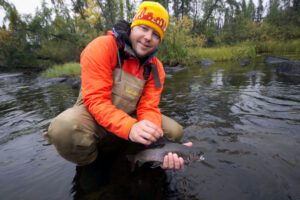 Arctic Grayling fishing in Saskatchewan