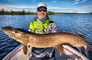 Trophy northern pike fishing in Saskatchewan